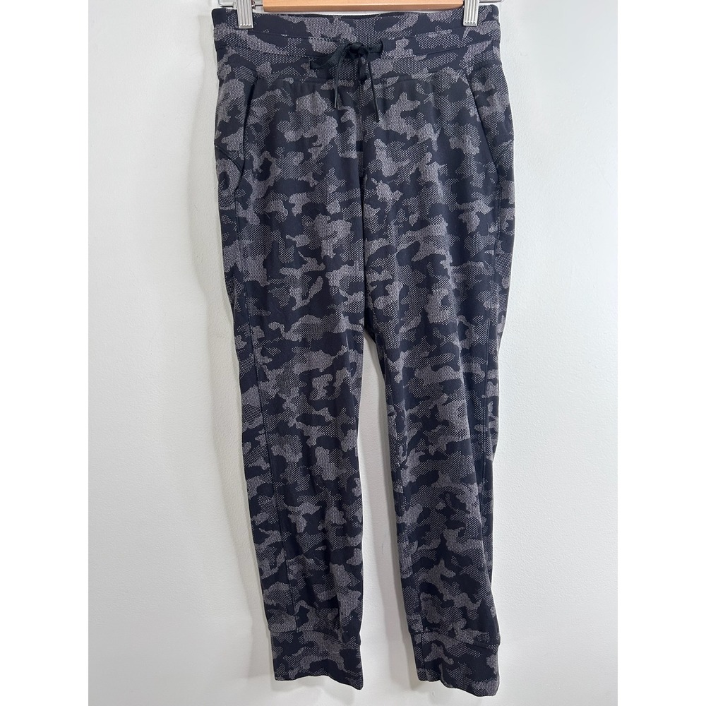 Lululemon On the Fly Jogger 28 Heritage 365 Camo Deep Coal Multi Grey Black 4‎